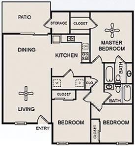 Three Bedroom / Two Bath